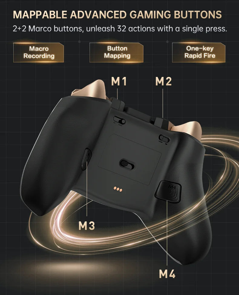 MACHENIKE G5Pro V2 Ultimate Gaming Controller Optical Trigger ABXY Button Hot-Swappable Joystick 4K Resolution For Switch PC