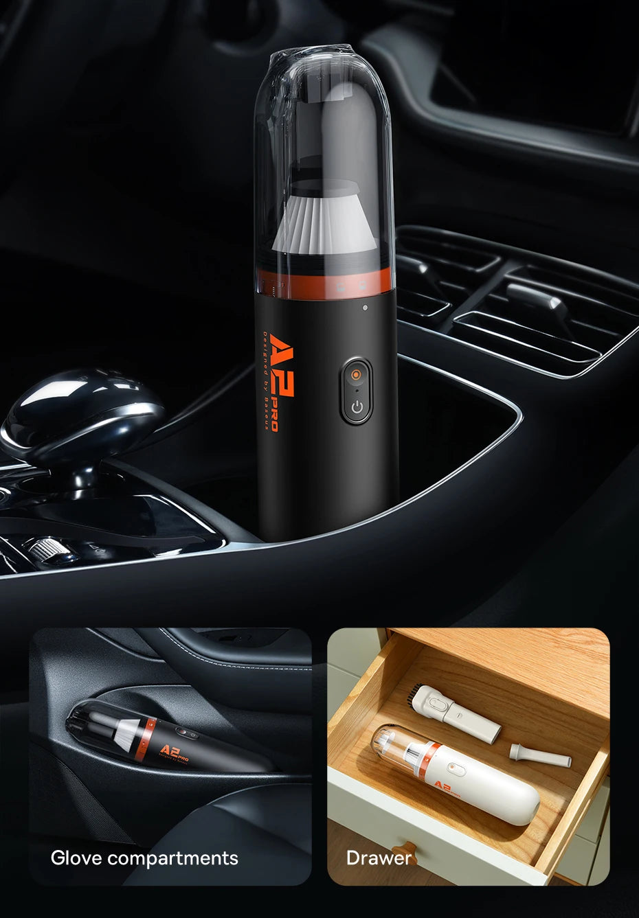 Baseus Vacuum Cleaner 6000Pa Wireless Portable Home Appliance Car Cleaning Mini Handheld Portable Cordless Cleaner