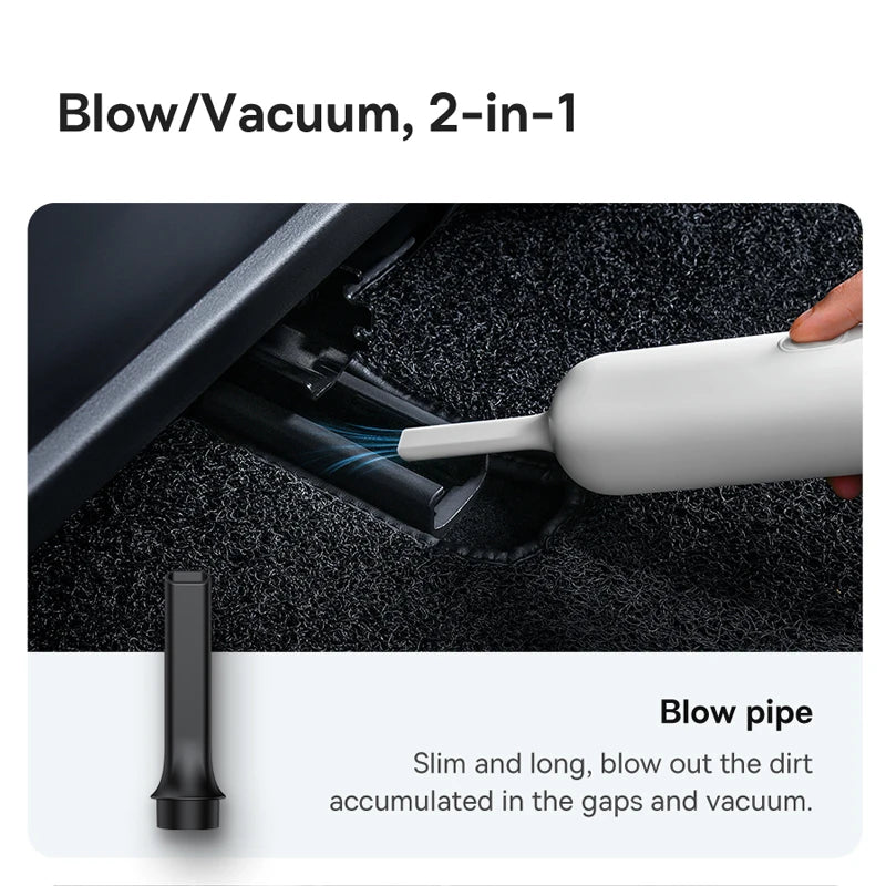 Baseus Vacuum Cleaner 6000Pa Wireless Portable Home Appliance Car Cleaning Mini Handheld Portable Cordless Cleaner