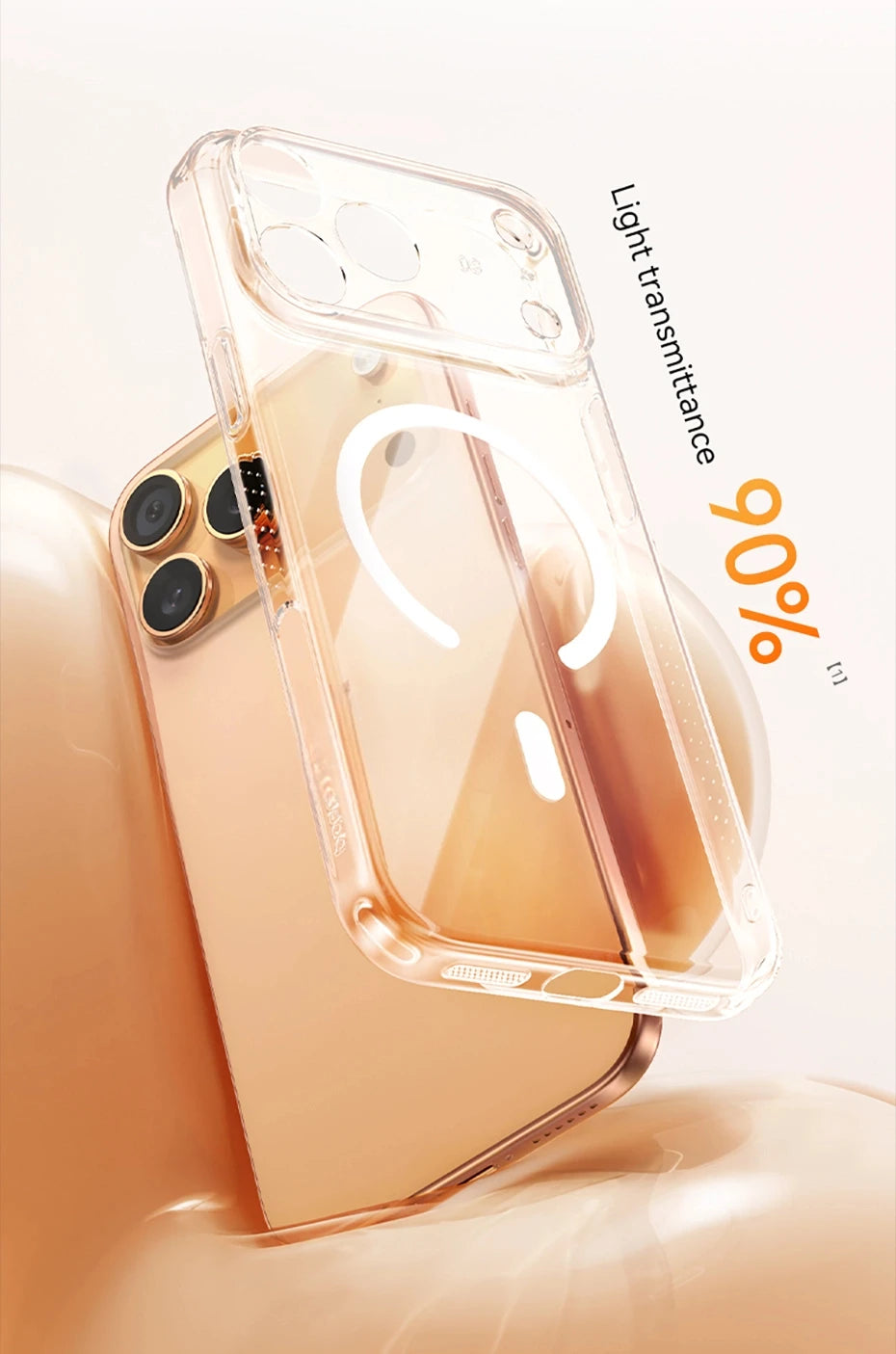 Baseus Magnetic Case For iPhone 17 Pro Max 17 Air Wireless Charging For Magsafe Case For iPhone 16 15 14 13 Pro Max Clear Cover
