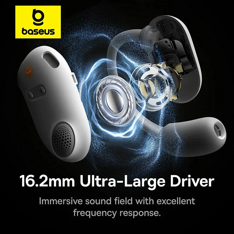 Baseus Eli Sport 1 Open Ear Headphones Wireless Bluetooth 5.3 Earphones TWS Air Conduction Earbuds High Quality Sports Headset