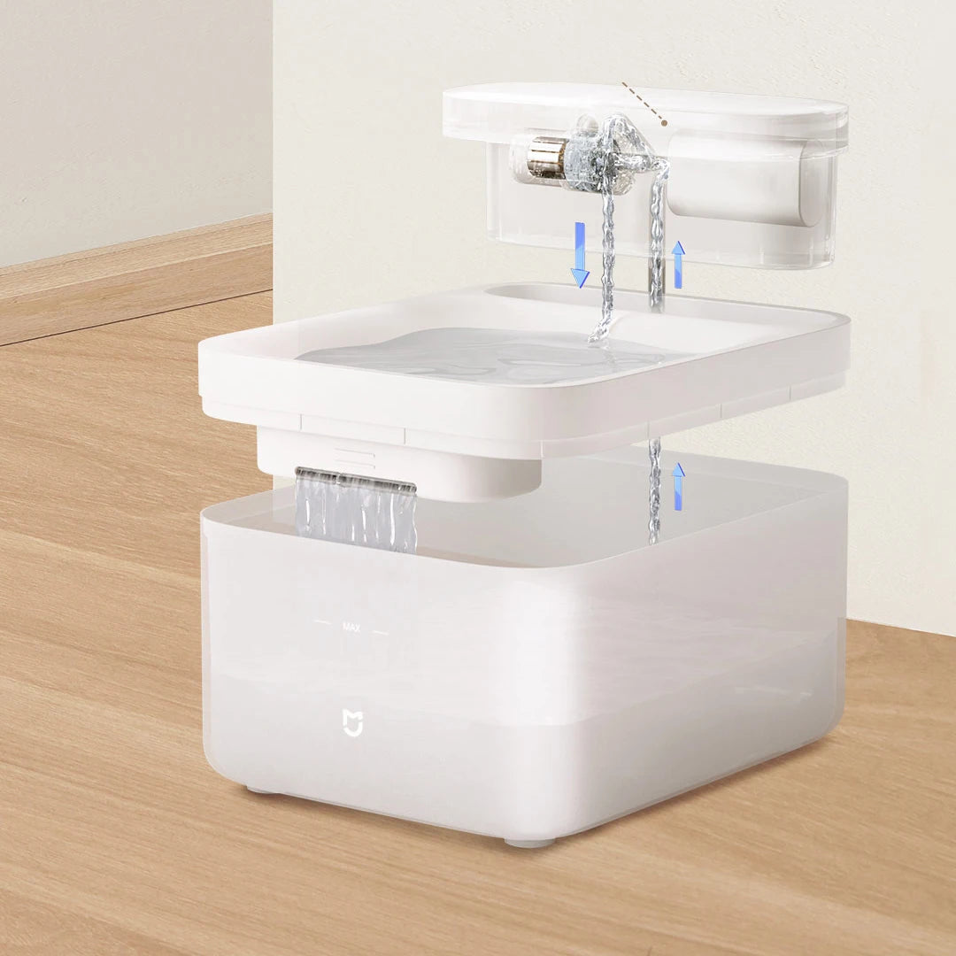 Mijia Wireless Smart Pet Water Dispenser Dog Cat Automatic Induction Mute Drink Feeder ABS 3L 5000mAh Rechargeable Battery