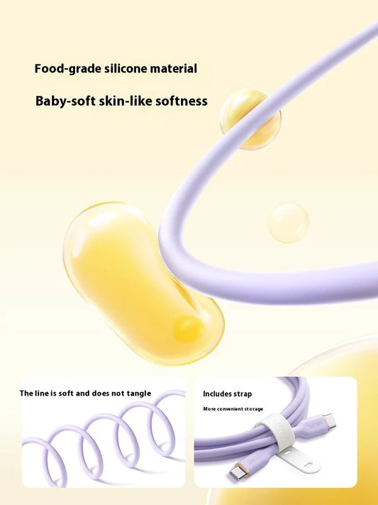 Anker MFi Certified Fast Charging Dual Type-C Data Cable for iPhone PD Quick Charge Mobile Phone Accessory