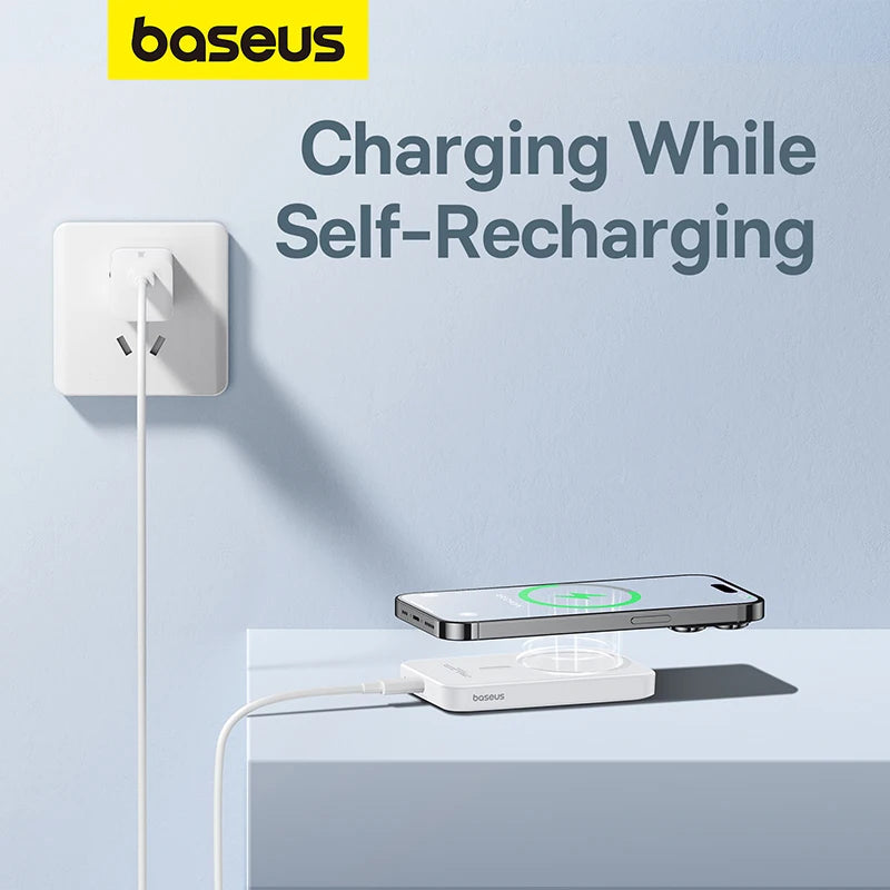 Baseus Magnetic Power Bank Wireless External Battery For Magsafe Powerbank Portable Charger For iphone 15 14 13 12 Mini Pro Max