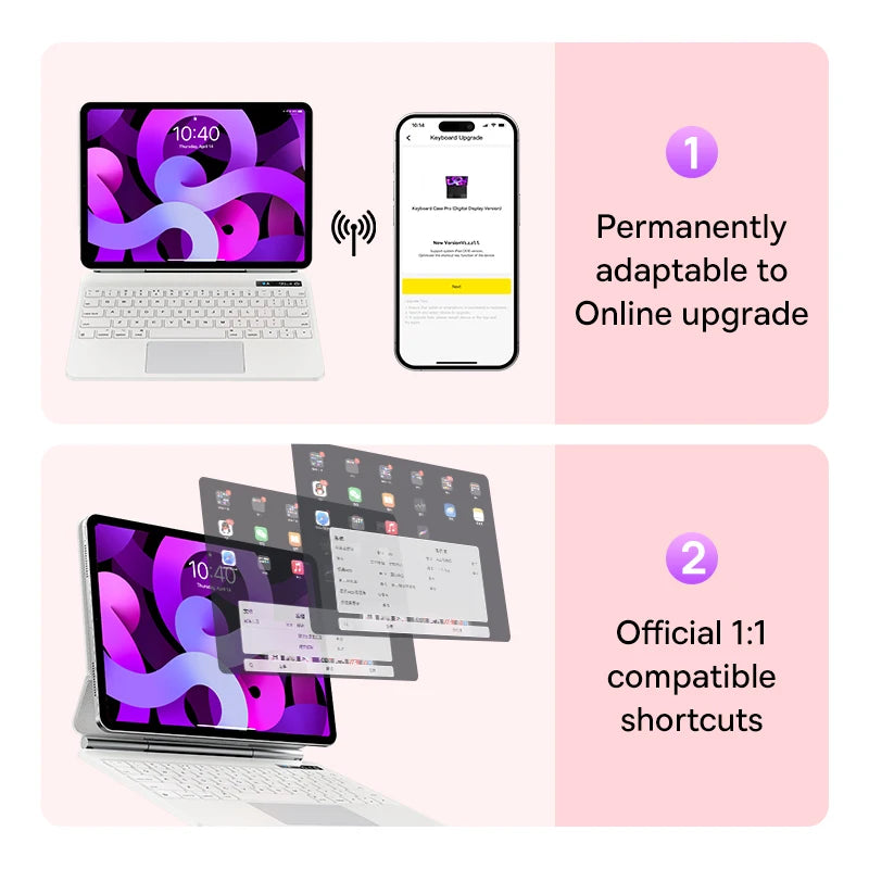 Baseus Wireless Magic Keyboard Magnetic Bluetooth for iPad Pro Magnet Keyboard For iPad Air 5 4 Case Tablet Folding Keyboard