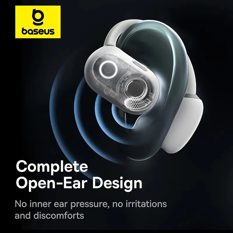 Baseus Eli Sport 1 Open Ear Headphones Wireless Bluetooth 5.3 Earphones TWS Air Conduction Earbuds High Quality Sports Headset