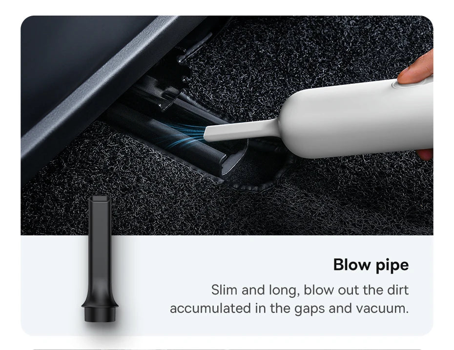 Baseus Vacuum Cleaner 6000Pa Wireless Portable Home Appliance Car Cleaning Mini Handheld Portable Cordless Cleaner