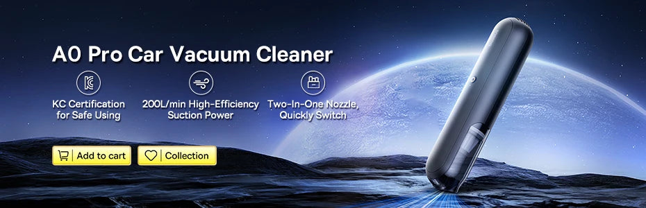 Baseus Vacuum Cleaner 6000Pa Wireless Portable Home Appliance Car Cleaning Mini Handheld Portable Cordless Cleaner