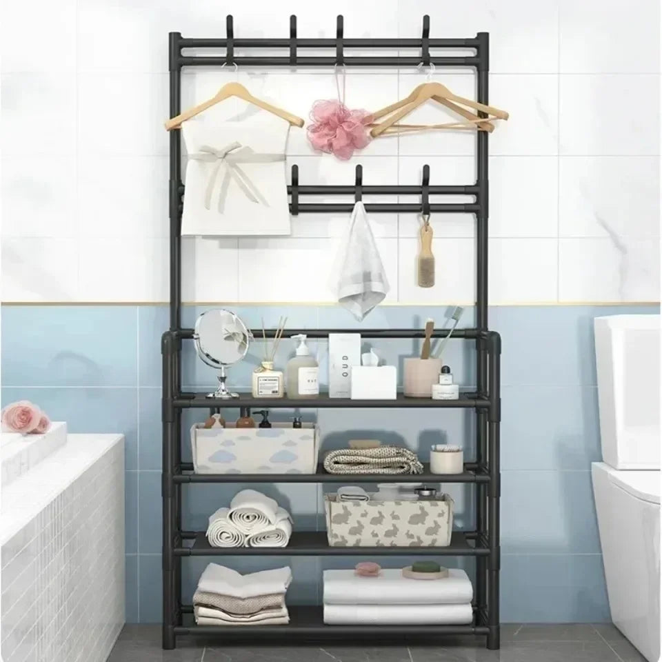 Multi-ayer Shoe Rack Organizer Clothes Hat Shoes Combination Storage Shelf