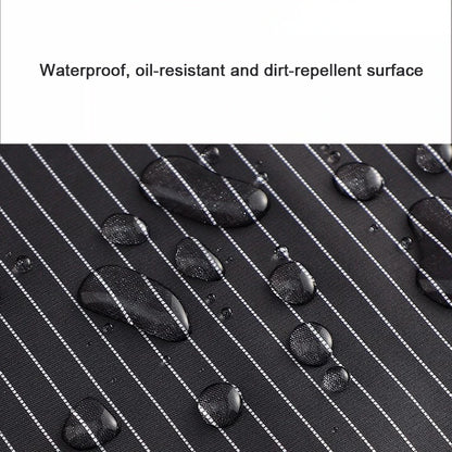 Waterproof Kitchen Apron Sleeveless Cross Back Restaurant Uniform with Removable Hand Towel Anti-fouling Cooking Baking Bibs