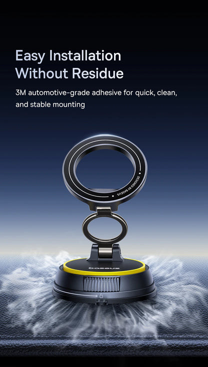 Baseus Magnetic Car Phone Holder Vacuum Suction Cup Stand 360° Rotation Мagnet Holder For iPhone Gym/Driving Vacuum Phone Stand