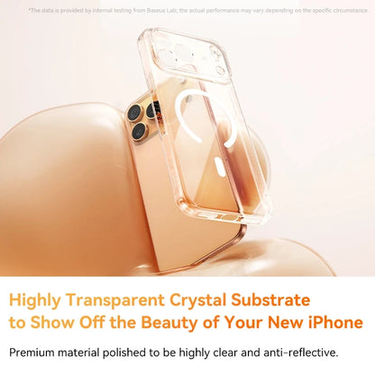 Baseus Magnetic Case For iPhone 17 Pro Max 17 Air Wireless Charging For Magsafe Case For iPhone 16 15 14 13 Pro Max Clear Cover