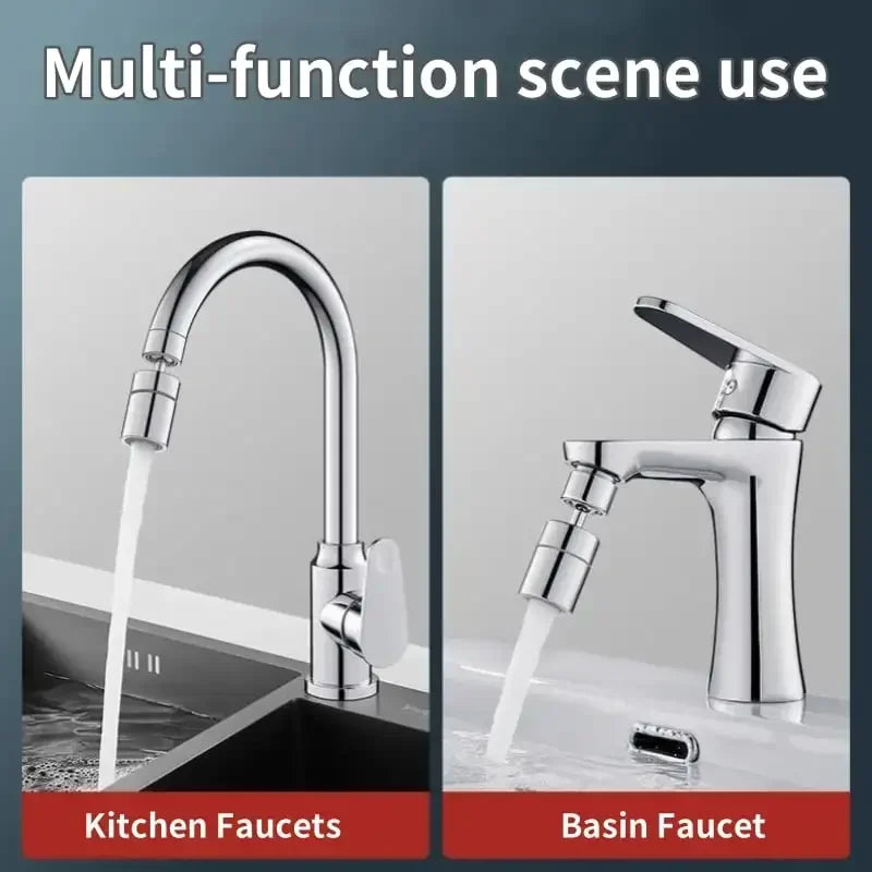 Universal Splash-Proof Washing Artifact Universal Joint Adjustable Water Pressure Faucet Rotatable Extension Shower Spout