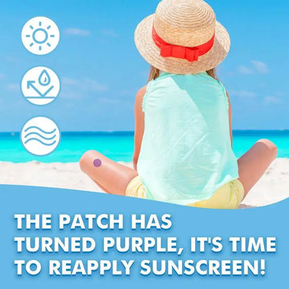 UV Stickers for Sunscreen Reapply Waterproof 24 Pack UV Sun Stickers Sunscreen Patch UV Detection for Body Kids Adults