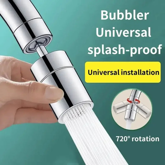 Universal Splash-Proof Washing Artifact Universal Joint Adjustable Water Pressure Faucet Rotatable Extension Shower Spout