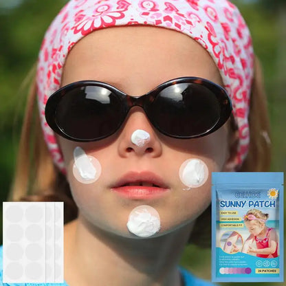 UV Stickers for Sunscreen Reapply Waterproof 24 Pack UV Sun Stickers Sunscreen Patch UV Detection for Body Kids Adults