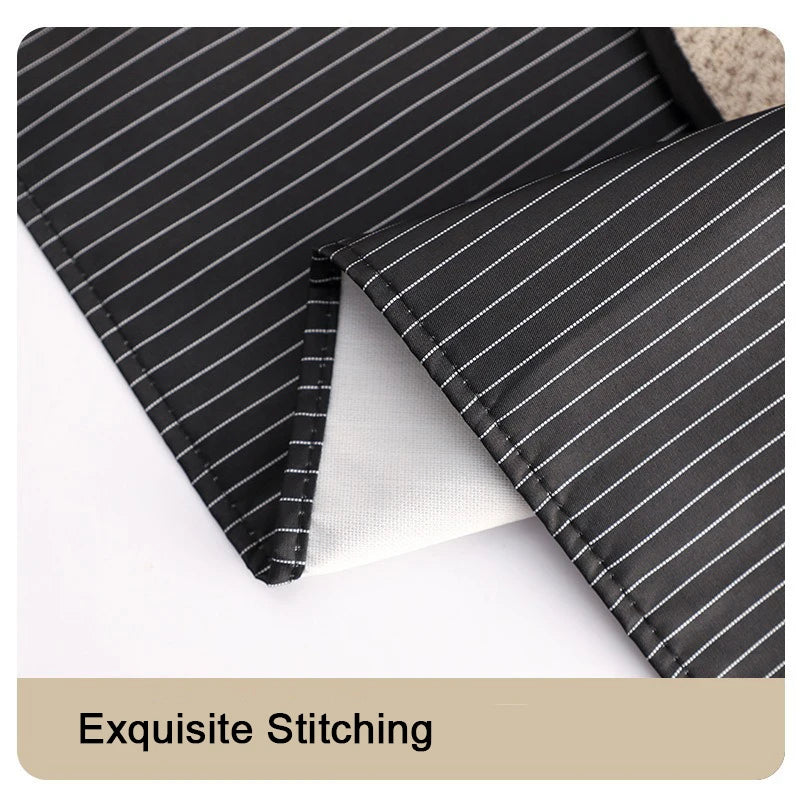 Waterproof Kitchen Apron Sleeveless Cross Back Restaurant Uniform with Removable Hand Towel Anti-fouling Cooking Baking Bibs