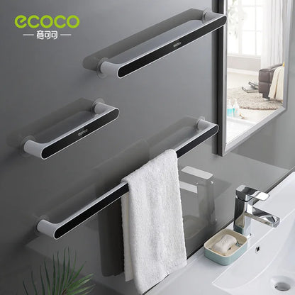 Towel Rack Punch-Free Bathroom Bathroom Suction-Type Rack Bath Towel Rack Nordic Simple Creative Single Rod Item Hanging Pole