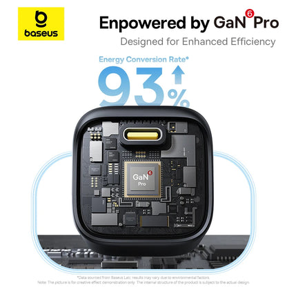 Baseus 45W PD Charger For iPhone 17 16 15 Pro Max Samsung Galaxy Fast Charger GaN Charger USB C Charger Portable Phone Charger