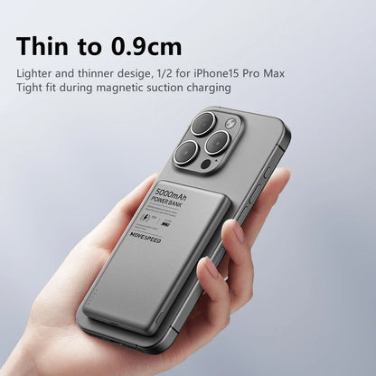 MOVESPEED S05 Magnetic Power Bank 5000mAh PD20W Portable Mini Size Wireless Powerbank Battery Charger for iPhone Samsung Xiaomi