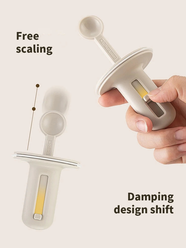 Glass Seasoning Jar with Telescopic Spoon: Moisture-Proof & Leak-Proof Kitchen Salt & Spice Storage Box with 2-in-1 Spoon Lid